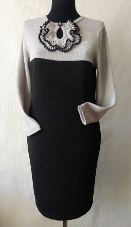 Фото. Скромное офисное платье.   Автор работы - TatianaK4