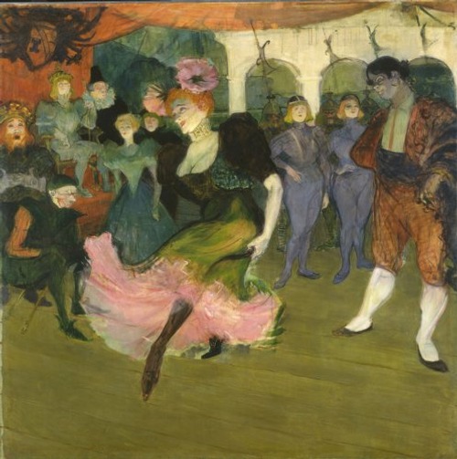 Фото. Анри де Тулуз-Лотрек "Марсель Лендер, танцующая болеро в оперетте "Хильперик". 1895 г.