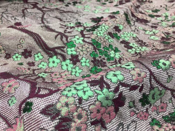 Фото. Жаккард "Сакура", вискоза ацетат