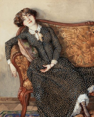 Фото. Константин Сомов " Сны молодой женщины",  1928 г.