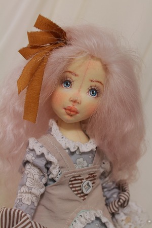 МК куклы в стиле Татьяны Коннэ: выкройка в натуральную величину, пошаговое фото