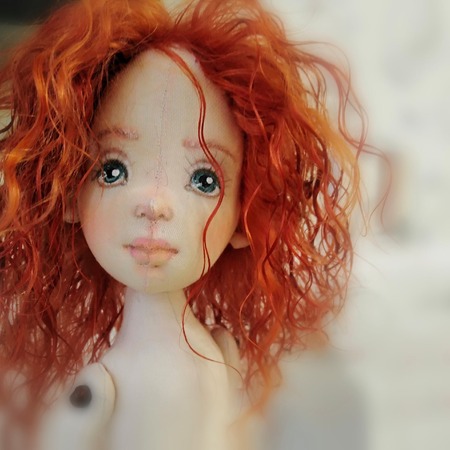 МК куклы в стиле Татьяны Коннэ: выкройка в натуральную величину, пошаговое фото + видео