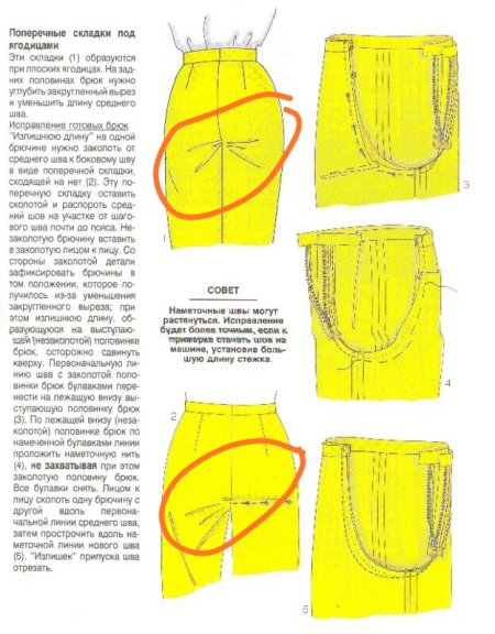 Как исправить выкройку, когда брюки плохо сидят. Советы от компании 