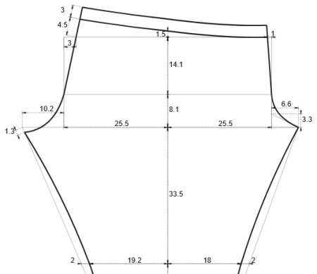 Пошаговое построение выкройки женских брюк