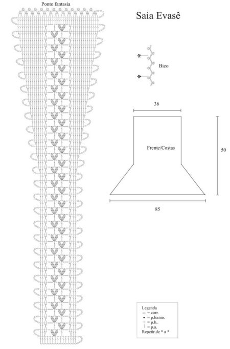 Вязаная юбочка
