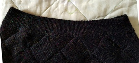 Лукошко спицами - пуловеры в технике Entrelac