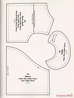 Выкройка платья для куклы Готц 50 см. Выкройки на куклу Готц 50 см. Выкройки одежды для кукол Паола Рейна.