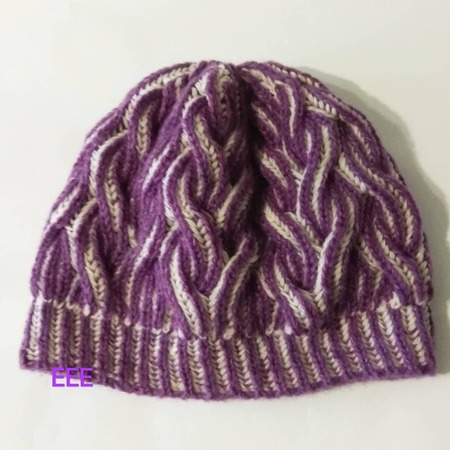 Женская шапка в технике Бриошь спицами // Brioche Stitch // Women's hats knitting — Video | VK