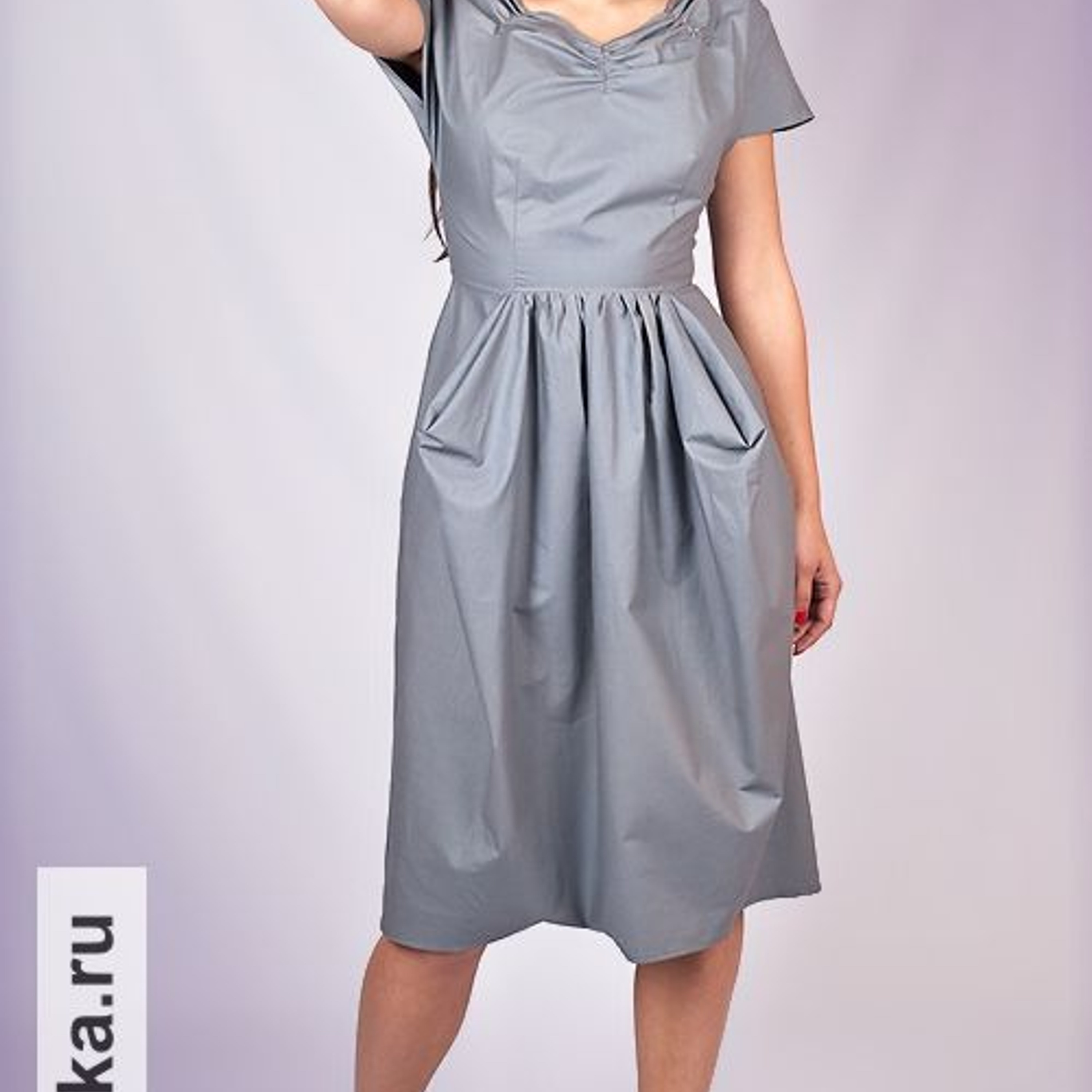 Платье с запахом - выкройка № 134 из журнала 4/2011 Burda – выкройки платьев на BurdaStyle.ru