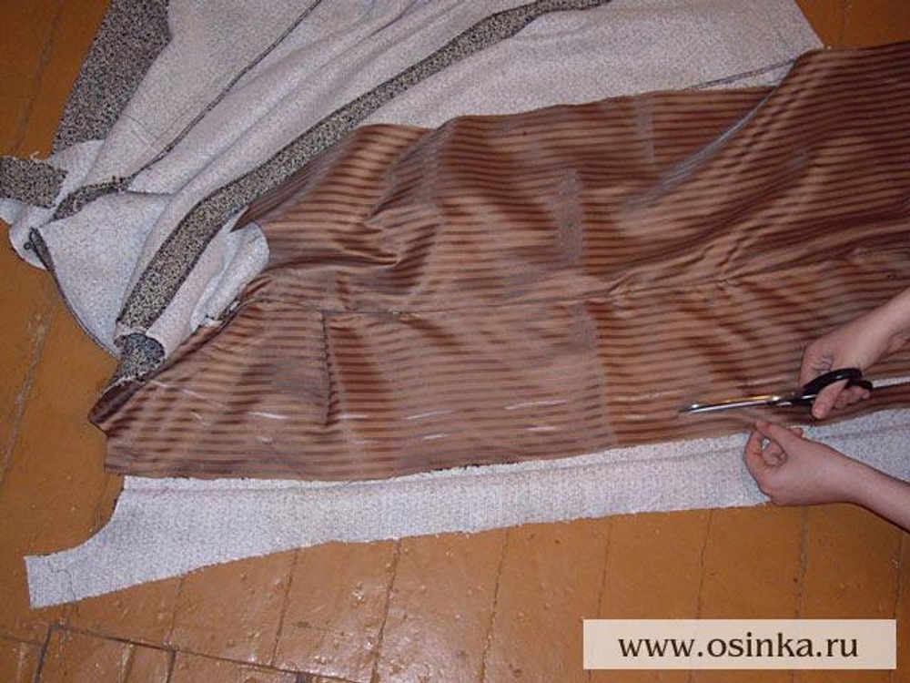 Как подшить пальто с подкладкой в домашних условиях пошагово