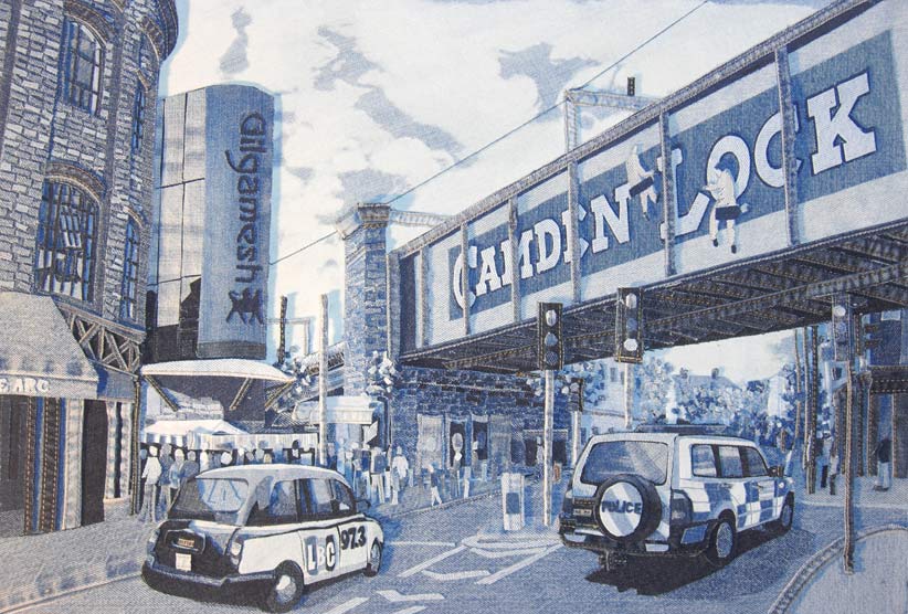 Camden Lock, Denim on Denim, 60x40cm (23.62x15.75inches), 2011