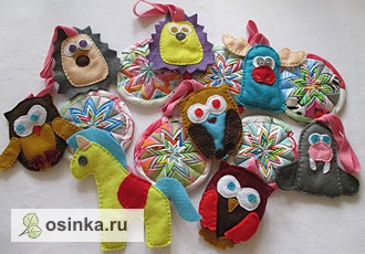 Фото. Небьющиеся елочные игрушки от Лёлишны - прекрасное решение, если в доме есть маленькие дети!