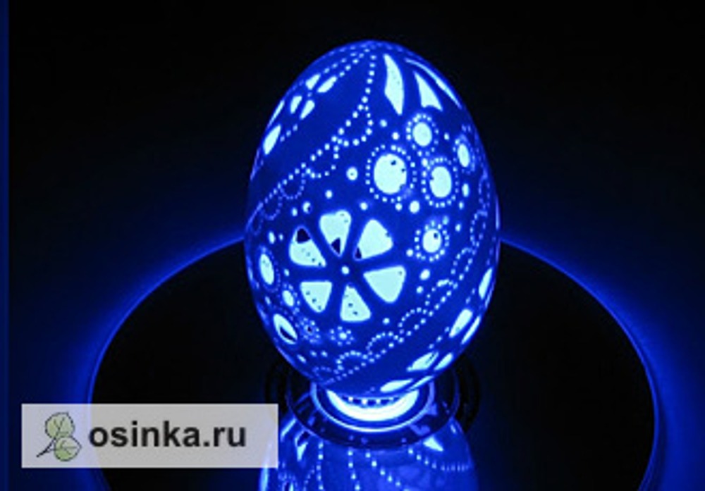 Фото. Резное пасхальное яйцо. Автор работы - alenushka-v .
