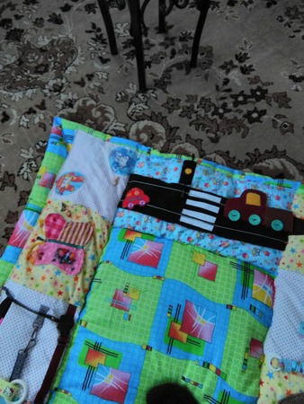 Фото. Развивающий коврик для внука,105/105 см. Автор работы - Геля.ру