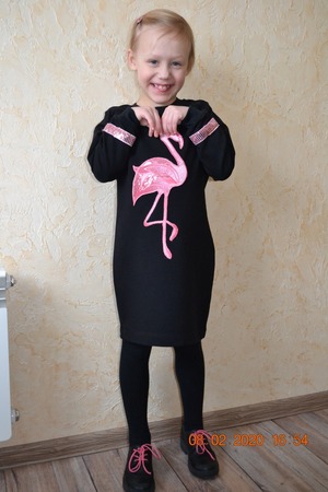 Фото. Платье "Розовый фламинго". Автор работы - nikanochka76