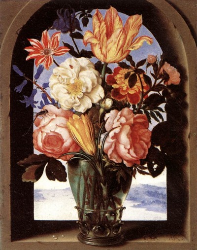 Фото. Амброзиус Босхарт старший (1682 - 1749) "Цветочный букет", ок. 1620 г.
