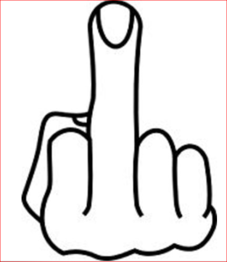 Как красиво нарисовать фак