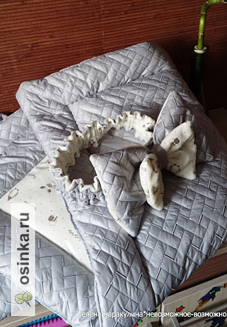 Фото. Еще один комплект в ожидании встречи. Материал - х/б сатин. Автор работы - Елена весенняя